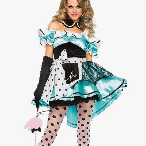 Leg Avenue - Alice in Wonderland 3 Piece Halloween Costume - Size Small - Picture 1 of 5